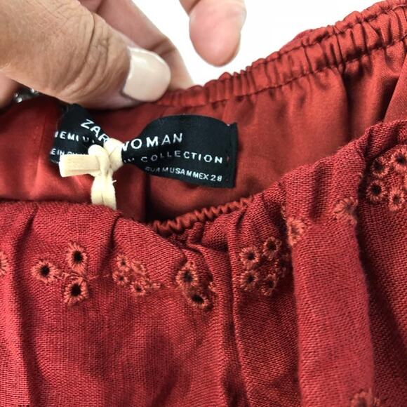 Zara Embroidered Perforated Jumpsuit - Picture 8 of 8